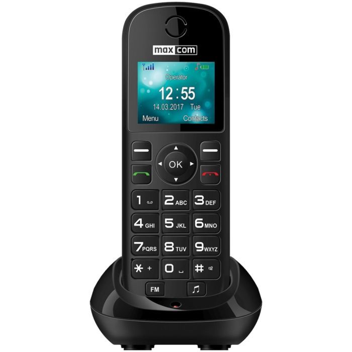 Мобильный телефон Maxcom MM35D Black Фото
