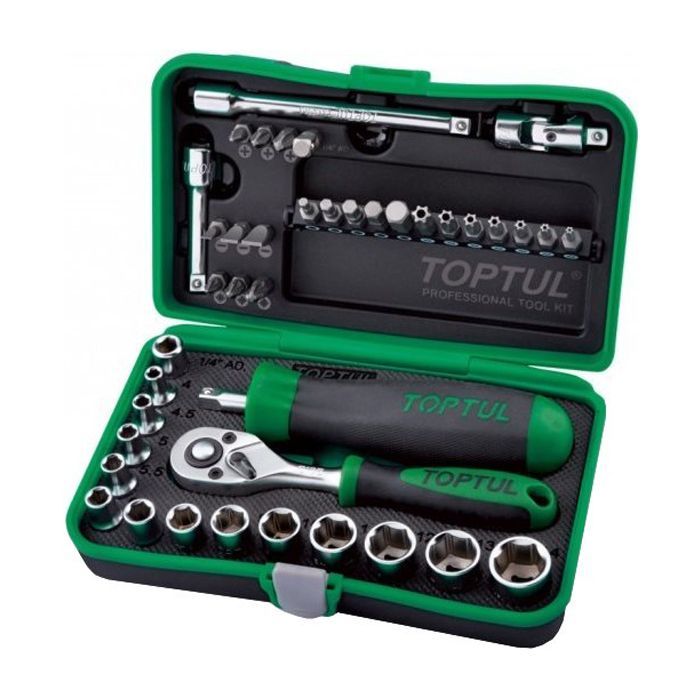Набор инструментов Toptul професійний 1/4" 41од. Фото