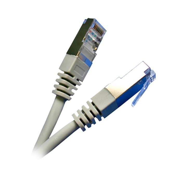 Патч-корд Kingda 3м, FTP, cat.5e, CU, 24AWG, grey Фото