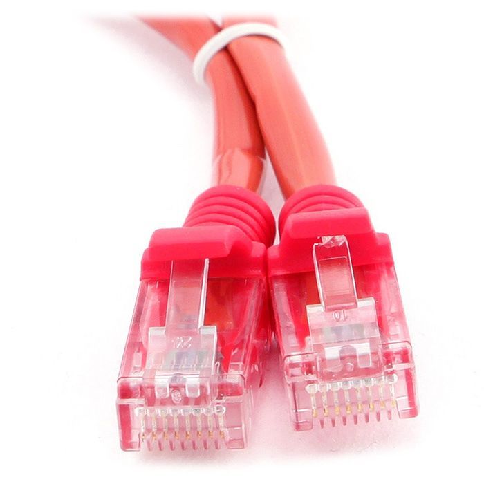 Патч-корд Molex 1м, UTP, cat.5e, LSZH, red Фото