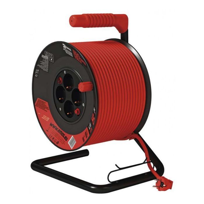 Сетевой удлинитель EMOS катушка 4 роз., 50 м Фото