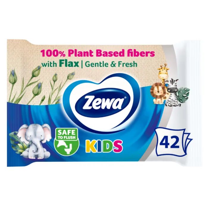 Туалетная бумага Zewa Kids 42 шт Фото