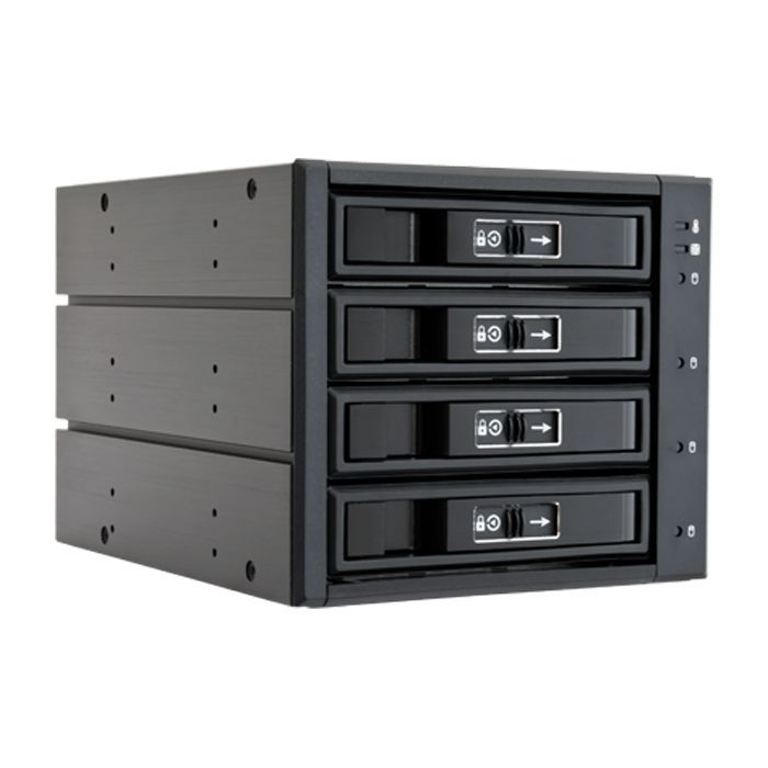 Бэкплейн Chieftec 3x5.25"/4x3.5" Hot-Swap Aluminium Фото
