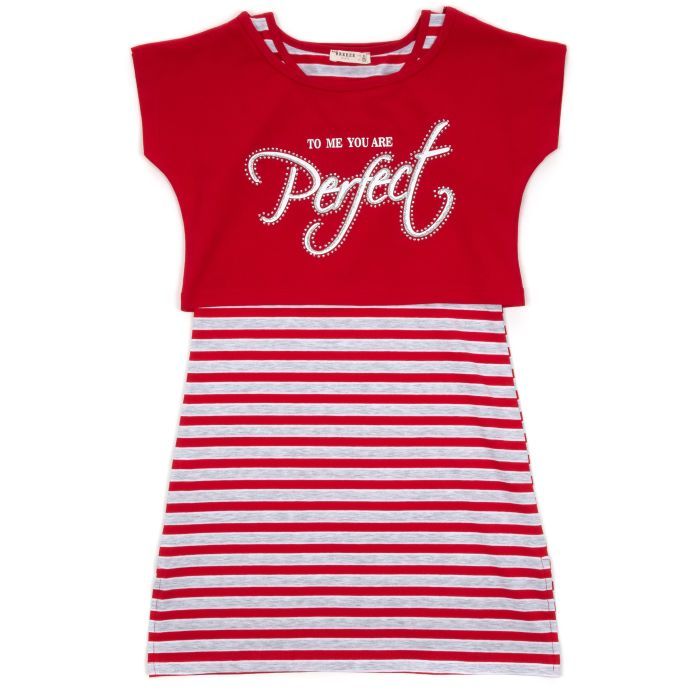 Платье детское Breeze в полоску с топом Фото