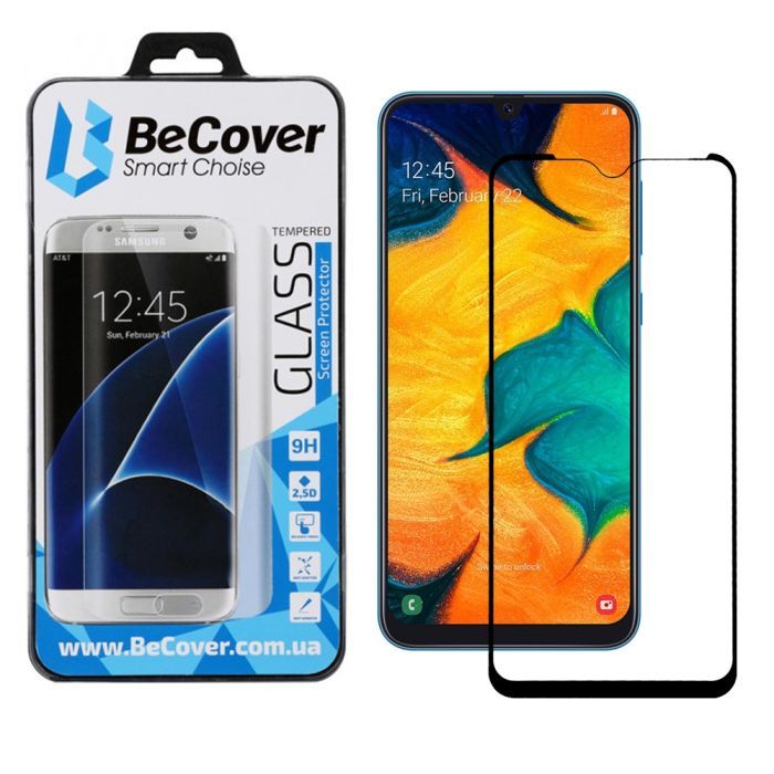 Стекло защитное BeCover Samsung Galaxy A31 SM-A315 Black Фото