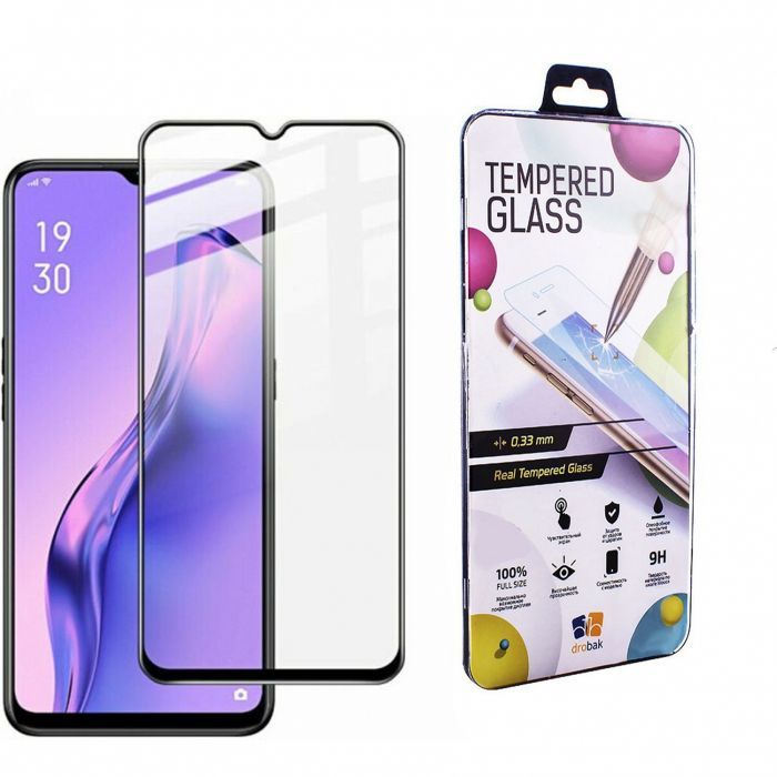 Стекло защитное Drobak OPPO A31 (Black) Фото