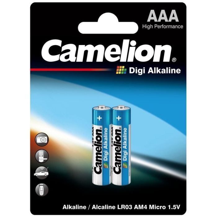 Батарейка Camelion AAA LR03 Digi Alkaline * 2 Фото