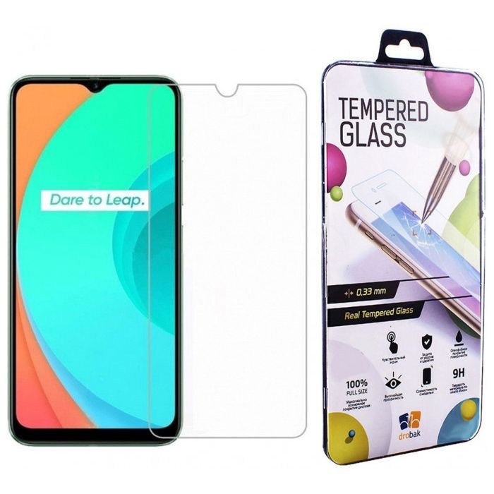 Стекло защитное Drobak Realme C11 Tempered glass (222241) Фото