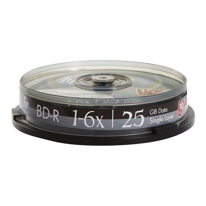 Диск BD HP BD-R 25GB 6X 10шт Фото