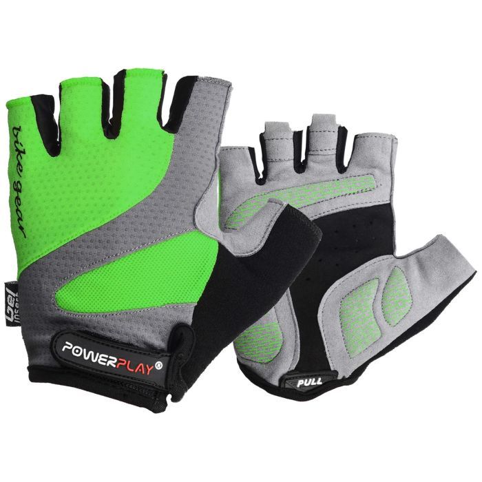 Велоперчатки PowerPlay 5004 Green L Фото