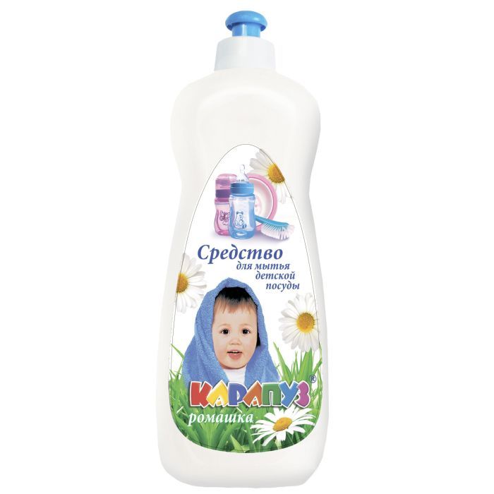Средство для ручного мытья посуды Карапуз Ромашка 500 мл Фото