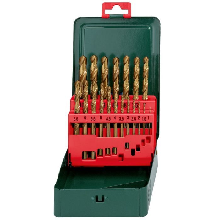 Набор сверл Metabo HSS-TiN 19шт. Promotion Фото