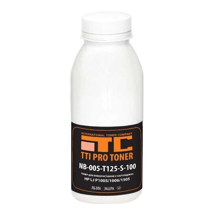 Тонер TTI HP LJ P1005/1006/1505, 100г Black Фото