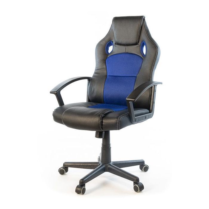 Офисное кресло Аклас Анхель PL TILT чёрно-синий Фото