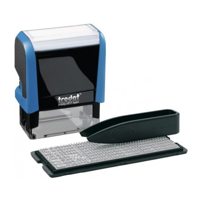 Самонаборной штамп Trodat текстовый 3-х строчный Фото