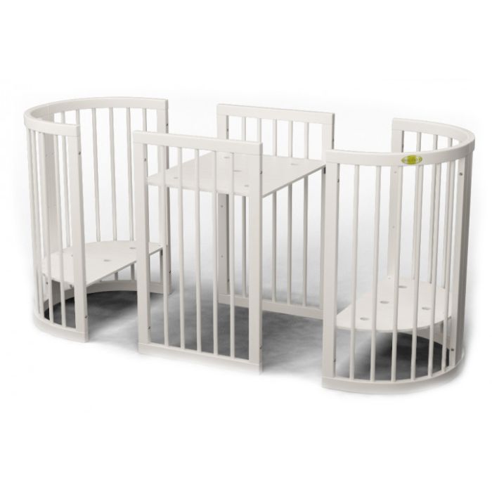 Кроватка Ingvart SMART BED OVAL белый Фото 1