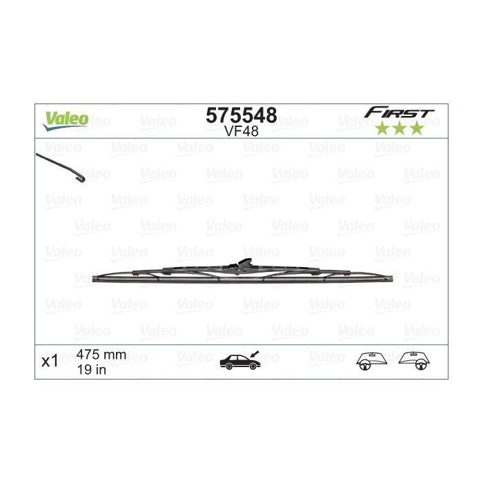 Щетка стеклоочистителя Valeo 575548 Фото