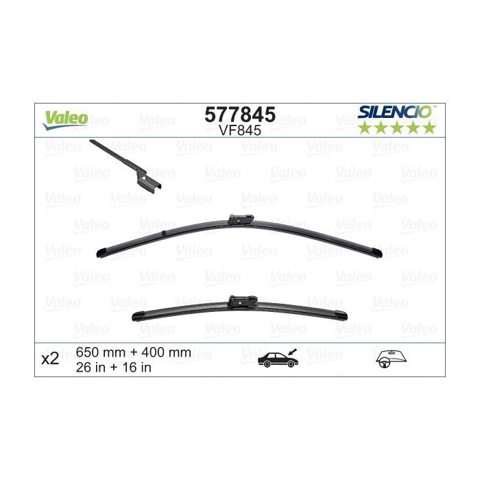 Щетка стеклоочистителя Valeo 577845 Фото