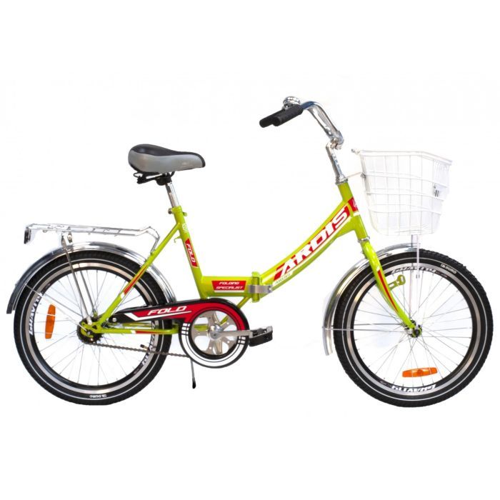 Велосипед Ardis Fold 20" усиленная рама-15" St Light Green/Red Фото