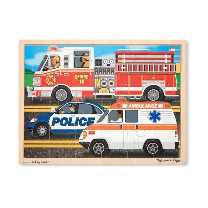 Пазл Melissa&Doug Спецмашины, 24 элемента Фото