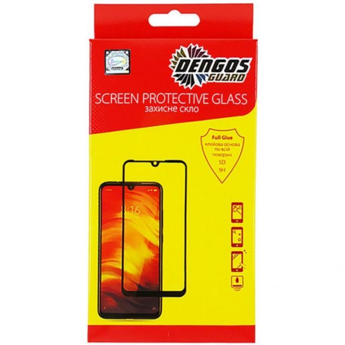 Стекло защитное Dengos Full Glue Samsung Galaxy A32 (black) Фото