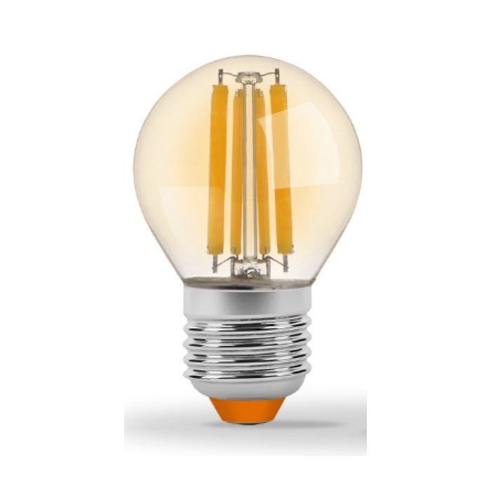 Лампочка Videx Filament G45FA 6W E27 2200K 220V Фото