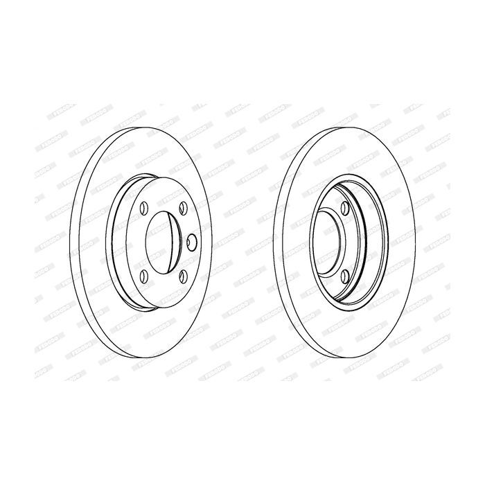 Тормозной диск FERODO DDF103 Фото