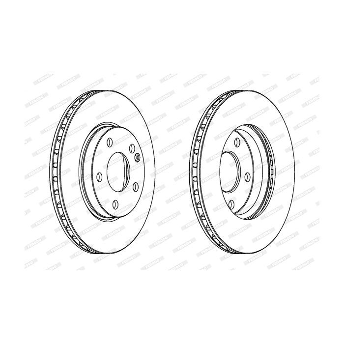 Тормозной диск FERODO DDF1220 Фото