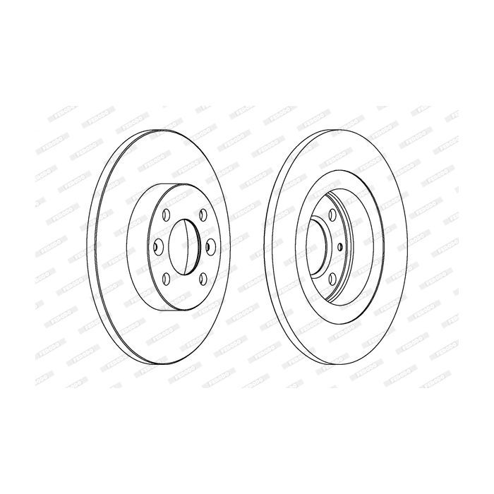 Тормозной диск FERODO DDF1502 Фото