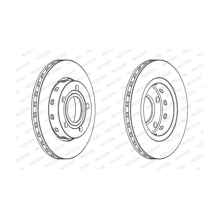 Тормозной диск FERODO DDF1887C Фото