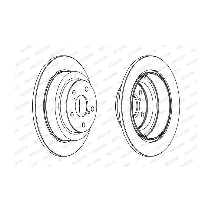 Тормозной диск FERODO DDF678C Фото