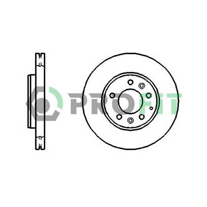 Тормозной диск Profit 5010-1210 Фото
