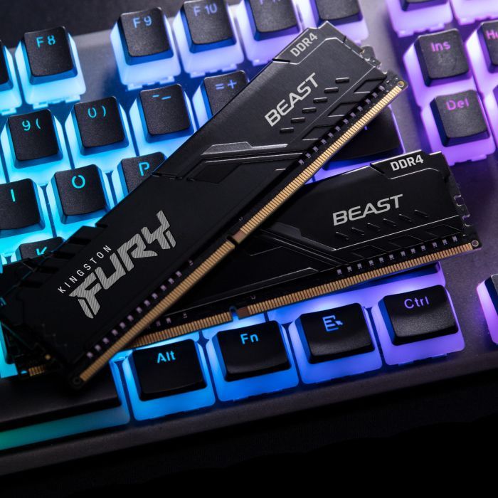 Модуль памяти для компьютера Kingston Fury (ex.HyperX) DDR4 8GB 3200 MHz Fury Beast Black Фото 8