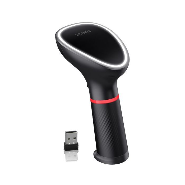 Сканер штрих-кода Sunlux XL-9600 2D без підставки з USB-адаптором Фото