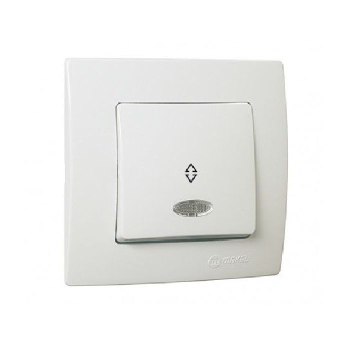 Переключатель MAKEL Lillium Natural Kare Белая Фото