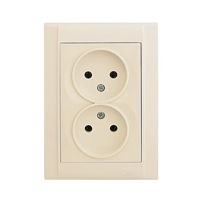 Розетка MAKEL Defne Крем Фото