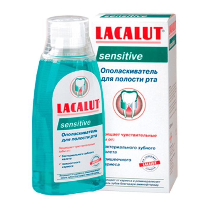 Ополаскиватель для полости рта Lacalut sensitive 300 мл Фото