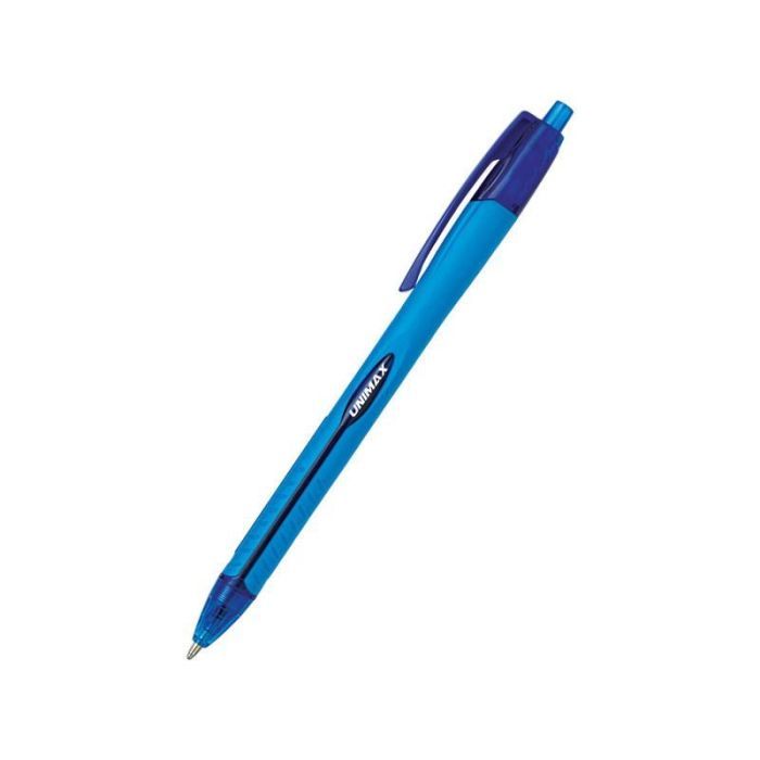 Ручка шариковая Unimax автоматическая Aerogrip 0.7 мм Синяя Фото