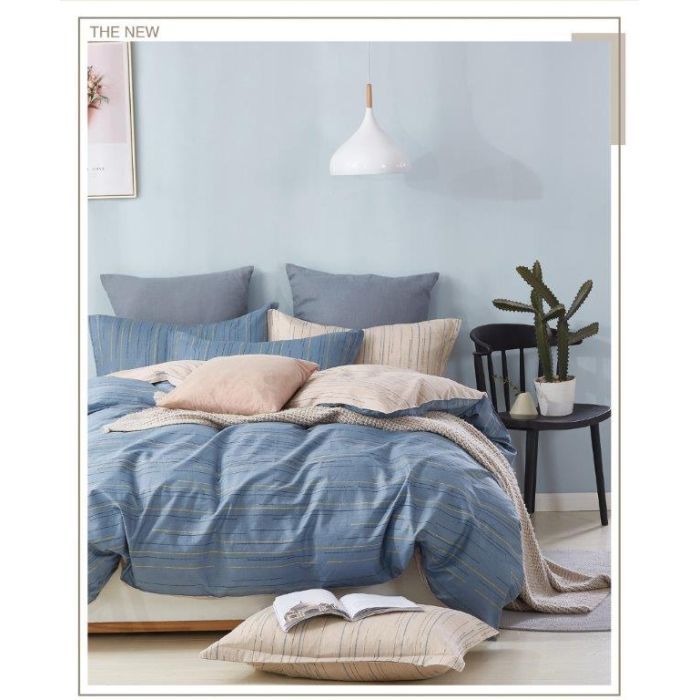 Постельное белье Home Line Ниуэ бязь премиум двуспальный Фото