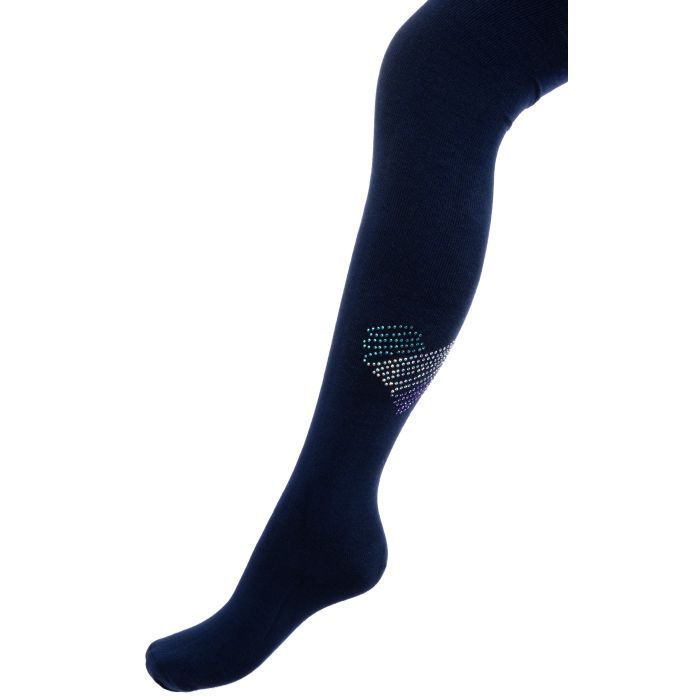 Колготки детские BNM с сердцем из страз Фото