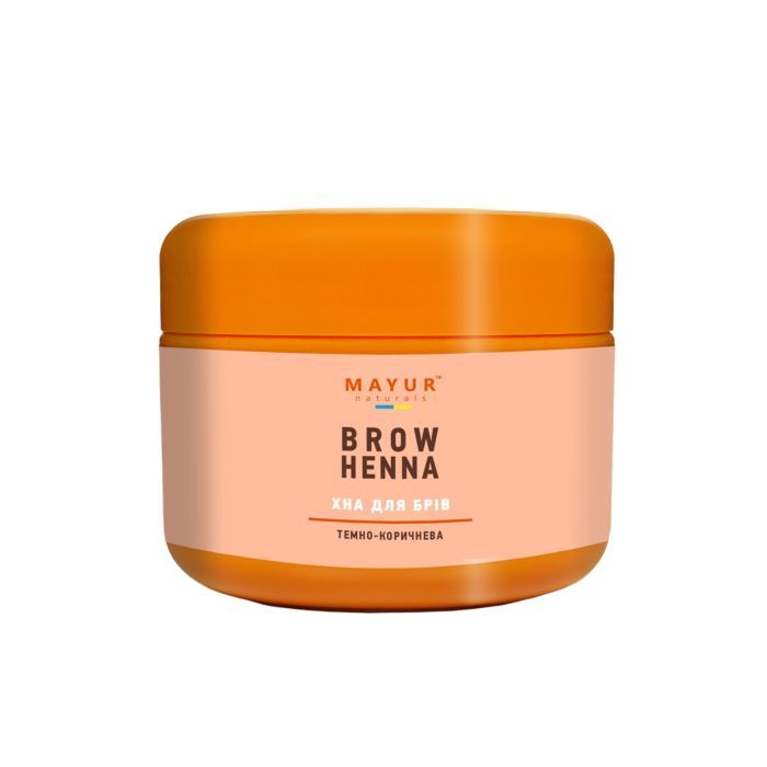 Хна Mayur для бровей Темно-коричневая 10 г Фото