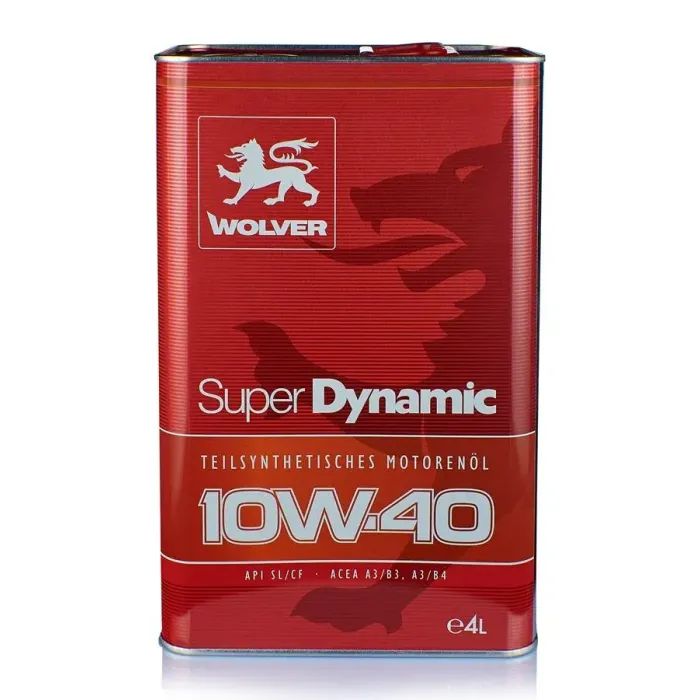 Моторное масло Wolver Super Dinamic 10W-40 4л Фото