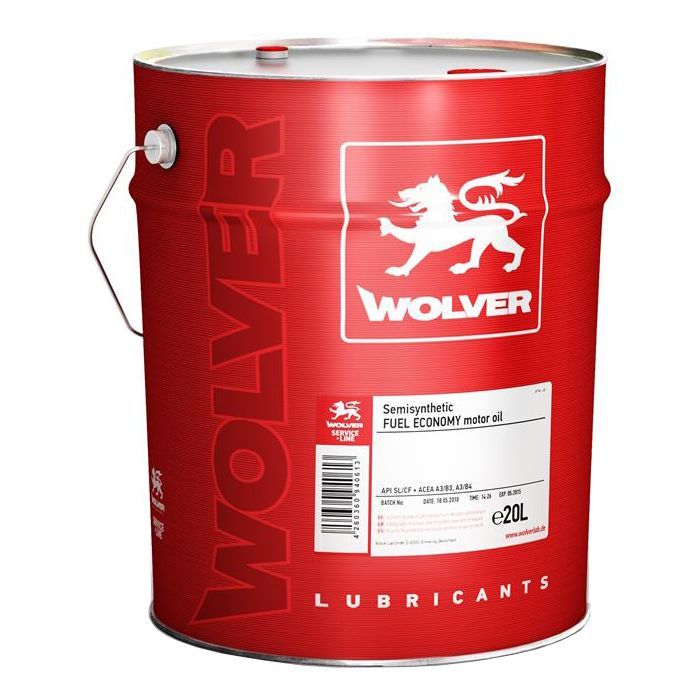 Моторное масло Wolver Turbo Plus 10W-40 20л Фото