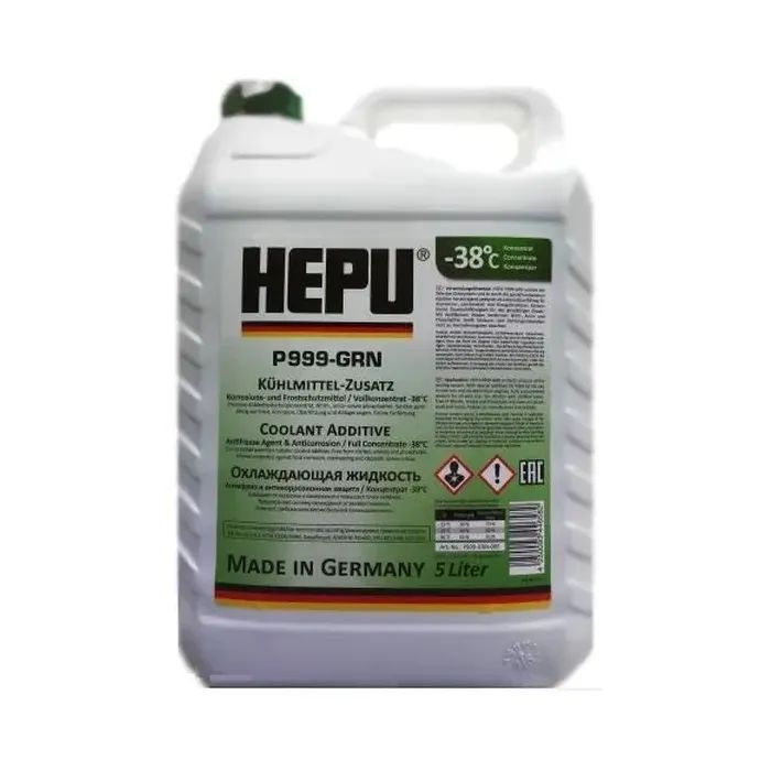 Антифриз HEPU концентрат зеленый 5 л. Фото
