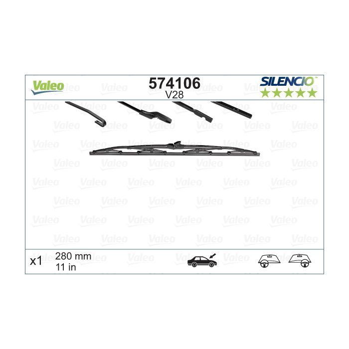 Щетка стеклоочистителя Valeo 574106 Фото