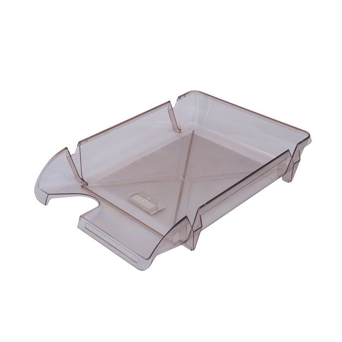 Лоток для бумаг Арника горизонтальный КОМПАКТ, дымчатый Фото