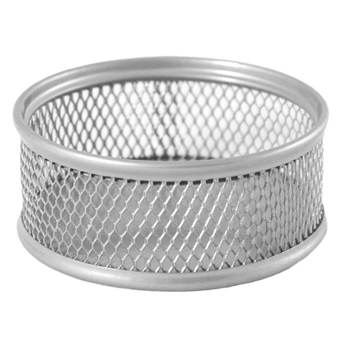 Подставка для скрепок Buromax металлическая, серебристая Фото