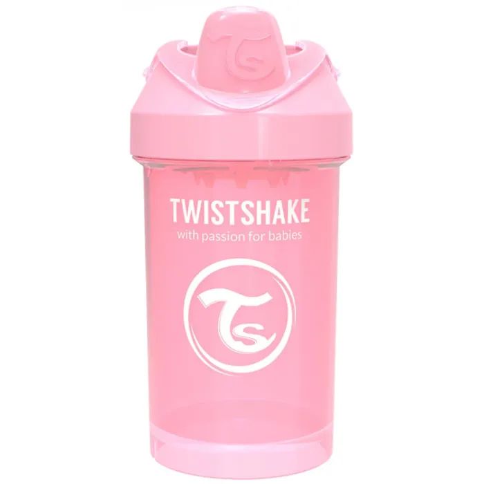 Поильник-непроливайка Twistshake 300 мл 78273 світло-рожева Фото