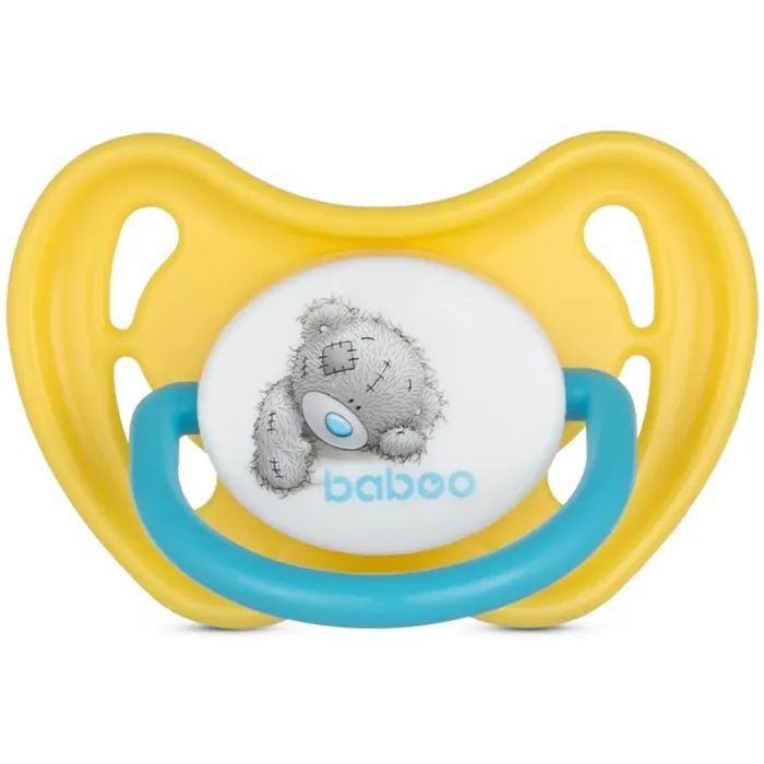 Пустышка Baboo Me To You 6+ мес. желтая Фото