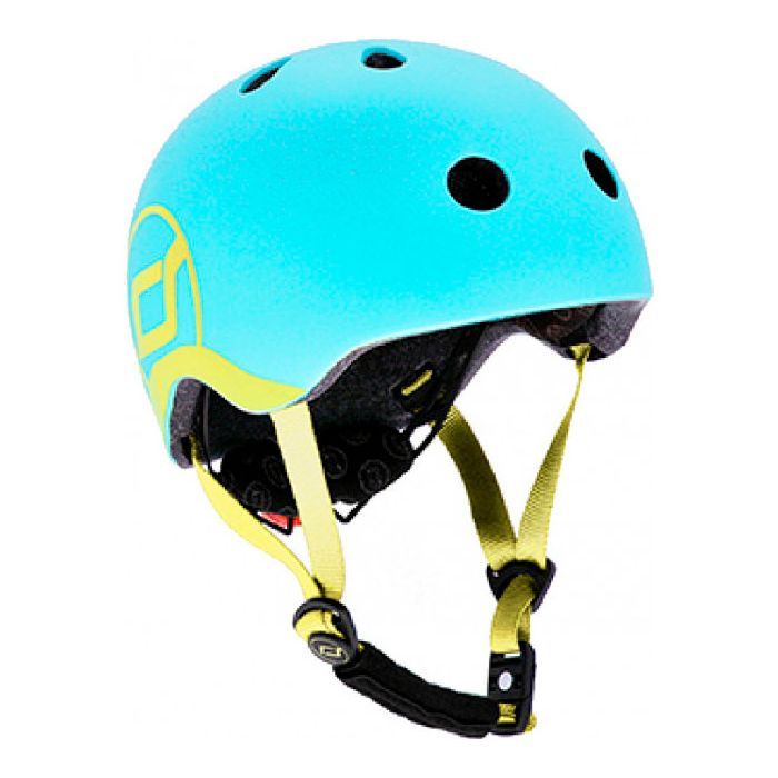 Шлем Scoot&Ride LED 51-55 см S/M Blueberry Фото
